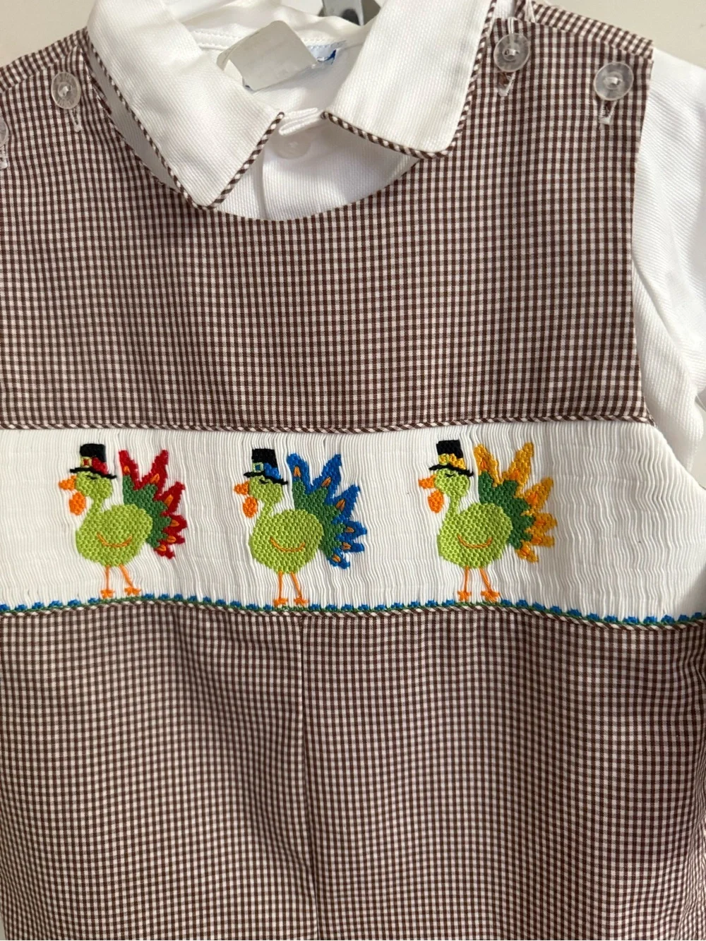 NWT Vive la Fete Smocked Thanksgiving Outfit